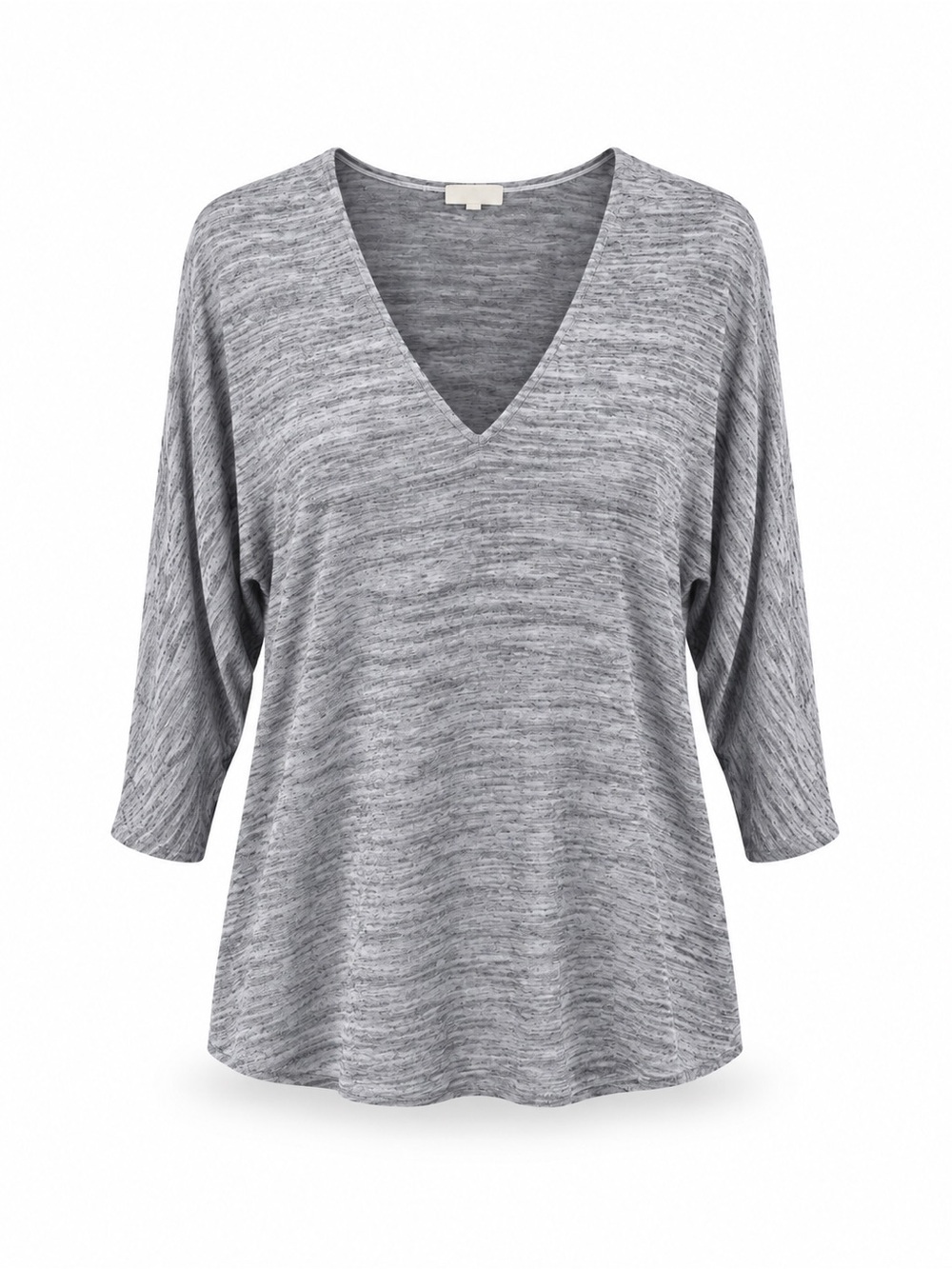 Aritzia Wilfred Free Aneta light blue grey knit 3/4 dolman sleeve top S